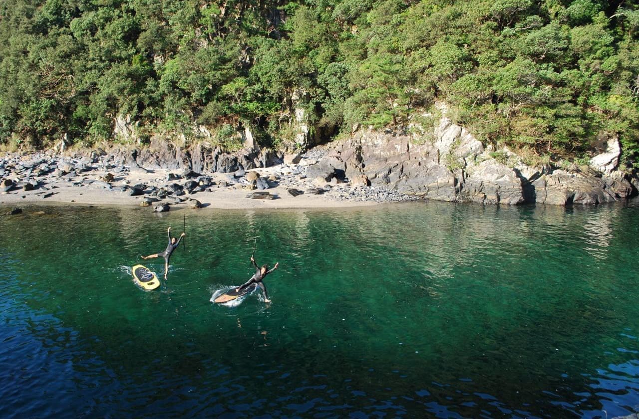 SUP 大海原と滝コース1