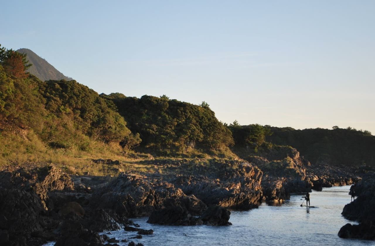 SUP 大海原と滝コース4