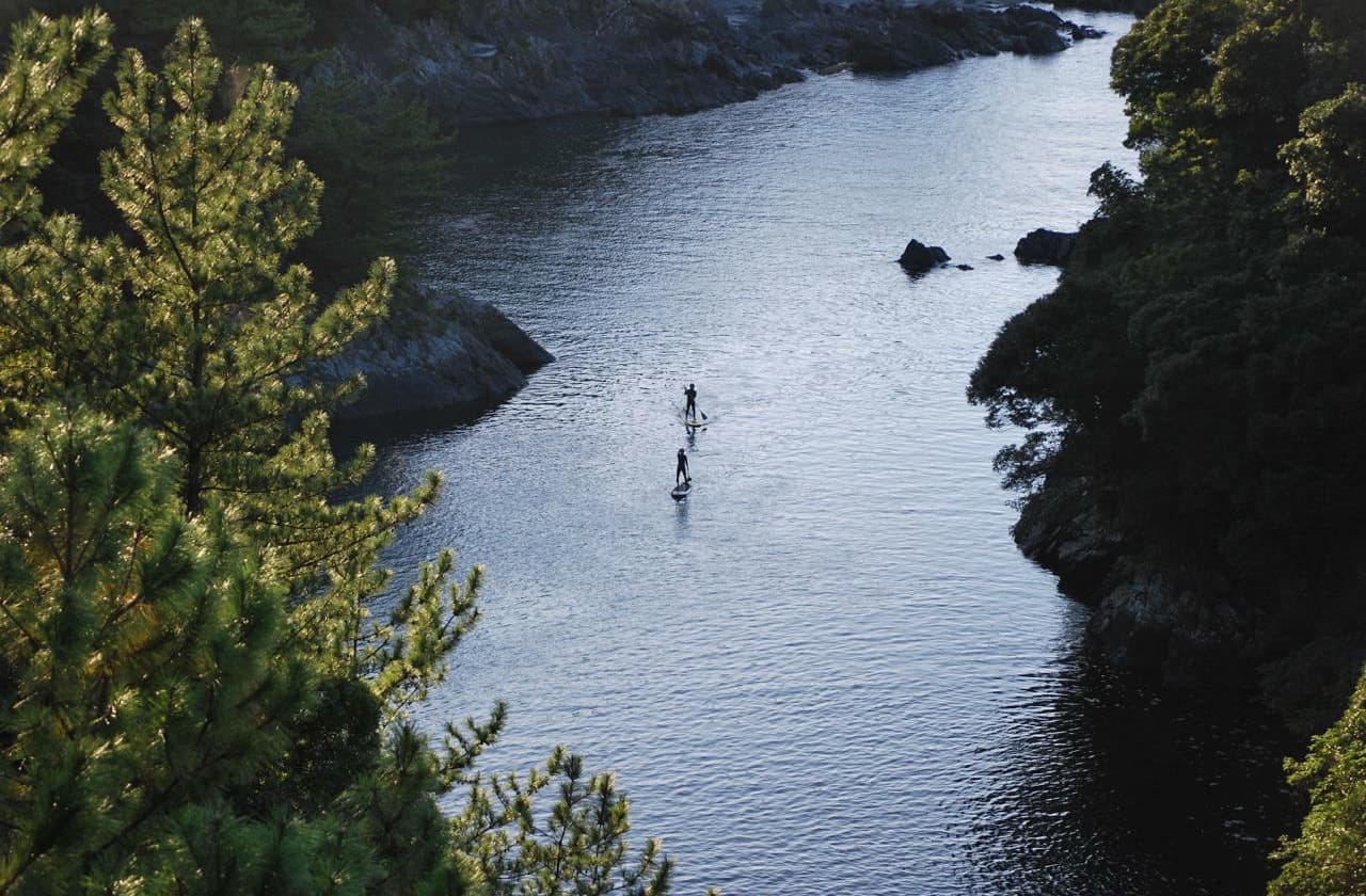 SUP 大海原と滝コース5