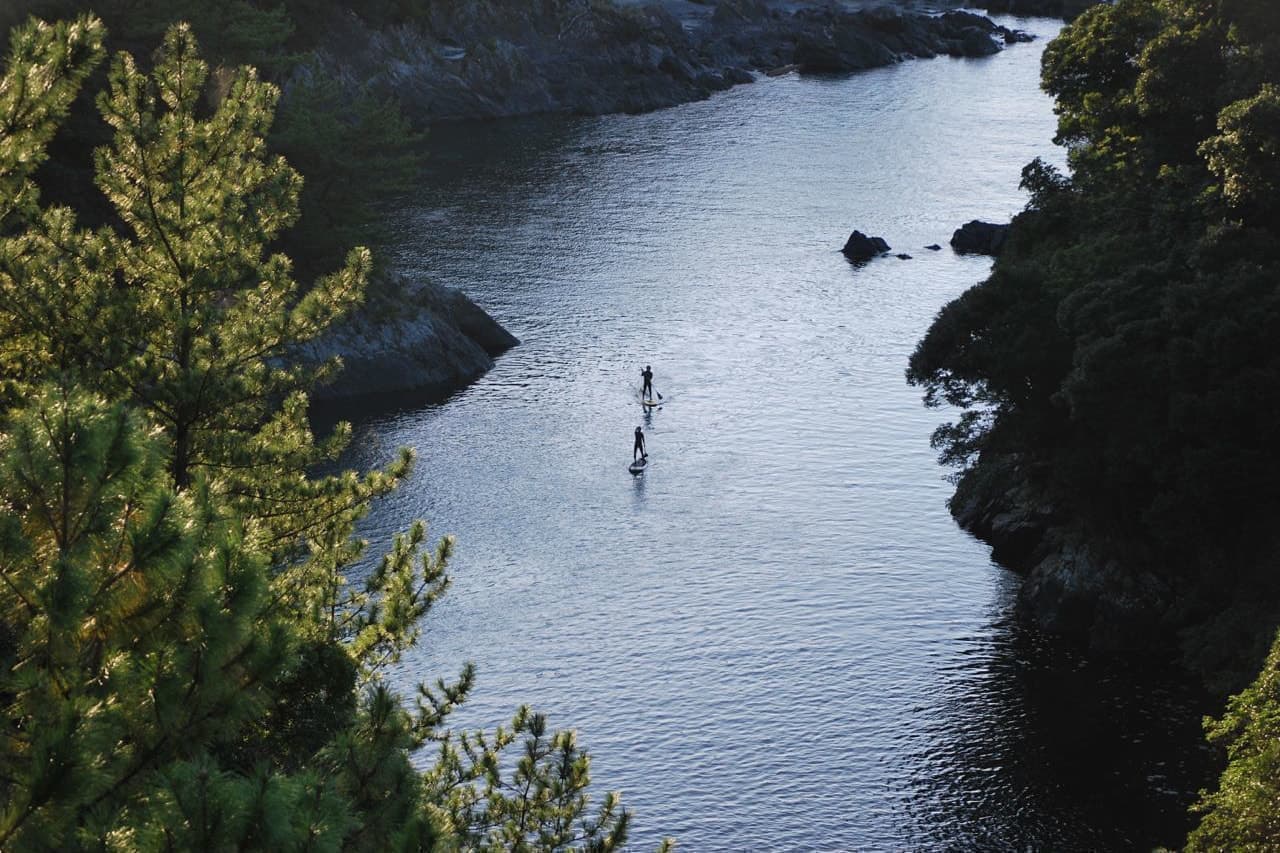 SUP 大海原と滝コース6