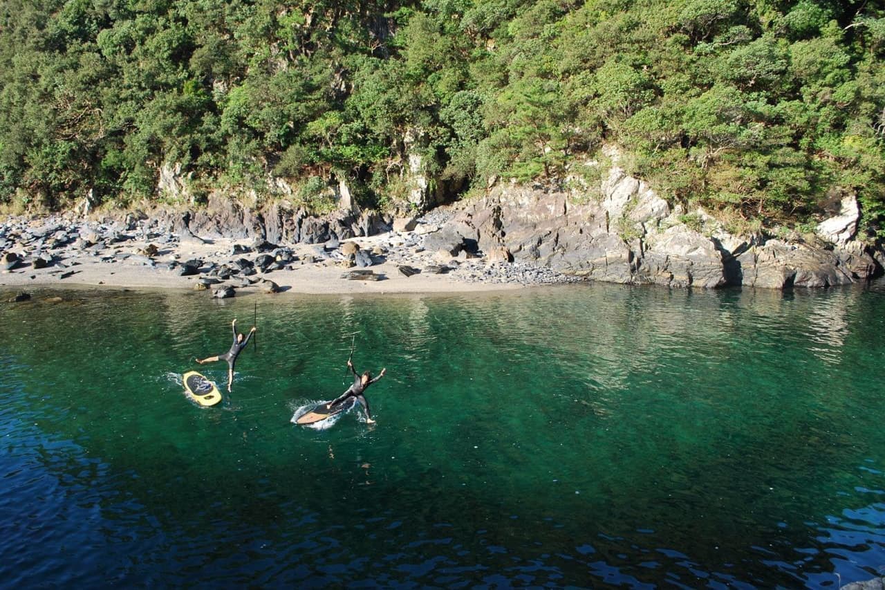 SUP 大海原と滝コース8