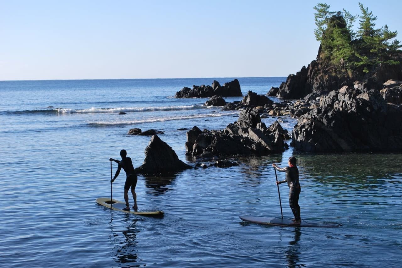 SUP 大海原と滝コース9