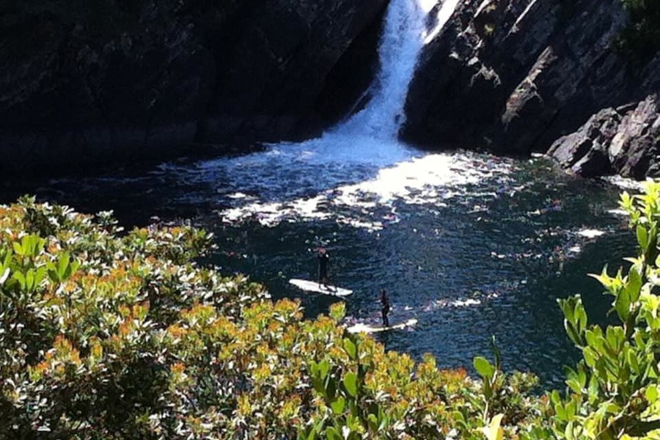 SUP 大海原と滝コース10